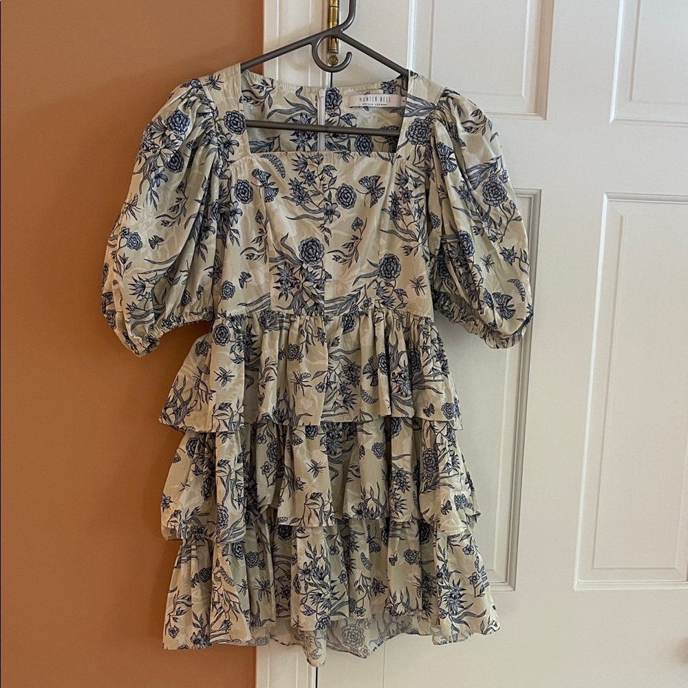 Hunter Bell Blue Floral Dress